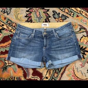 Paige Raw Hem Cuff Shorts